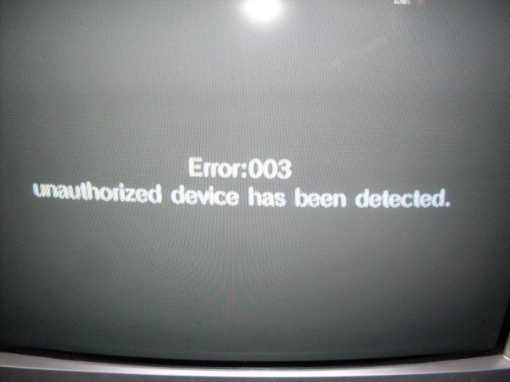 תמונה של תיקון ERROR 003