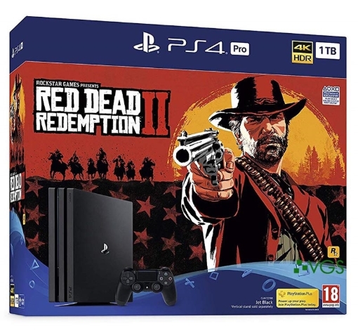 תמונה של Sony PS4 Pro 1TB Red Dead Redemption 2 Bundle
