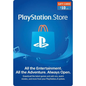 תמונה של Play Station Store Gift Card USA - 10 USD
