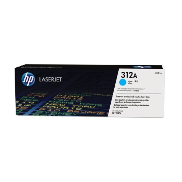 תמונה של טונר HP ציאן 312A לליזר CF381A M476