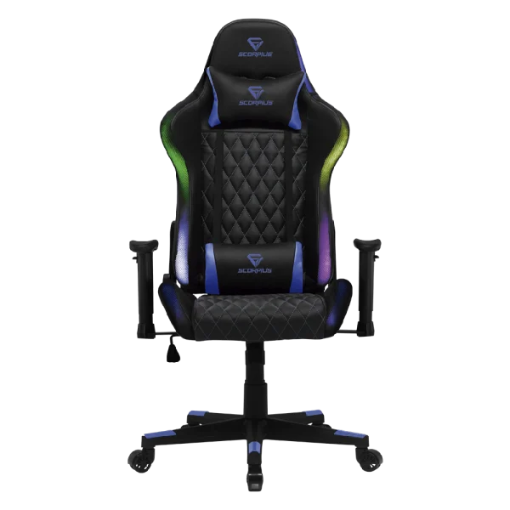 תמונה של מושב גיימינג SCORPIUS LIGHTNING BLUE