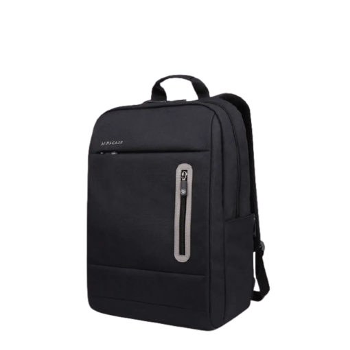 תמונה של תיק גב יוקרתי אורטופדי המתאים למחשב נייד עד "15.6 MIRACASE NB-8065 שחור