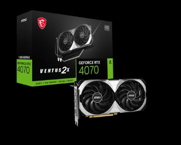 תמונה של כרטיס מסך MSI GeForce RTX 4070 VENTUS 2X E 12G OC