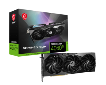 תמונה של כרטיס מסך GeForce RTX 4060Ti GAMING X SLIM 16G  MSI