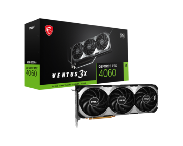 תמונה של כרטיס מסך MSI GeForce RTX 4060 VENTUS 3X  8G OC
