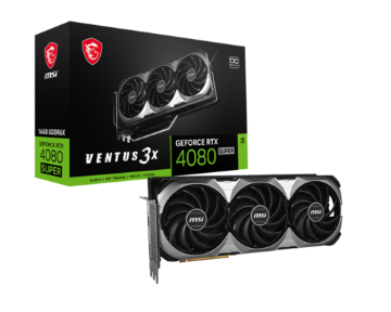 תמונה של כרטיס מסך MSI GeForce RTX 4080 SUPER 16G VENTUS 3X OC