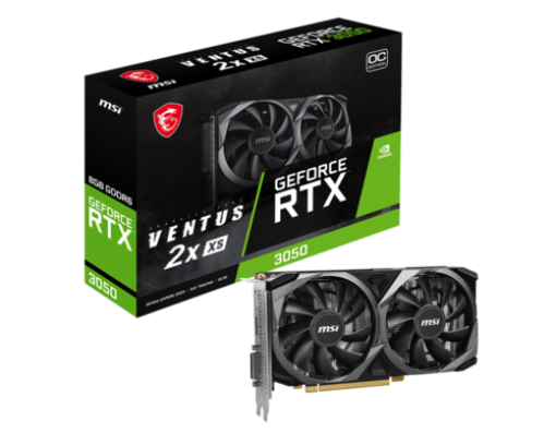 תמונה של כרטיס מסך MSI GeForce RTX 3050 VENTUS 2X XS 8G OC
