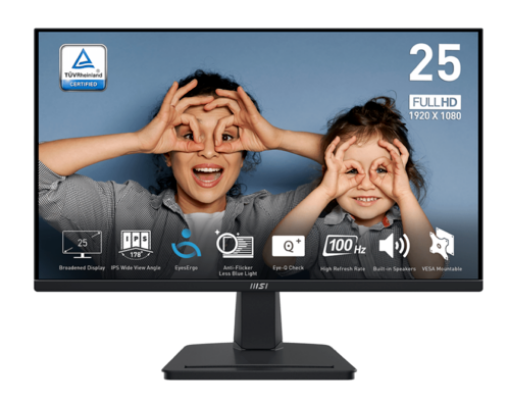 Picture of מסך מחשב MSI PRO MP251 FHD IPS 24.5'' 100Hz