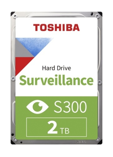 תמונה של דיסק קשיח TOSHIBA *BULK* S300 Surveillance HDD 2TB (SMR)