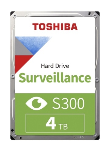 תמונה של  דיסק קשיח TOSHIBA *BULK* S300 Surveillance HDD 4TB (SMR) 