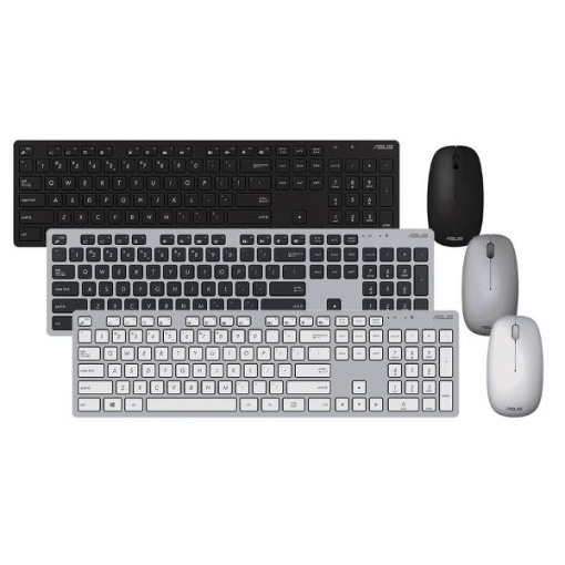 תמונה של סט מקלדת  ועכבר אלחוטי ASUS W5000 Wireless Keyboard and Mouse Set