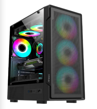 תמונה של מארז Antec VX300M ARGB Black Mini-Tower 4x120mm Fan Include