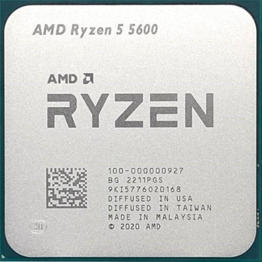 תמונה של מעבד AMD Ryzen 5 5600 3.5Ghz 4.4Ghz AM4 Tray no Fan No GPU
