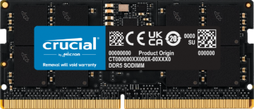 תמונה של זכרון לנייד Crucial 16GB DDR5-5600 C46 SODIMM
