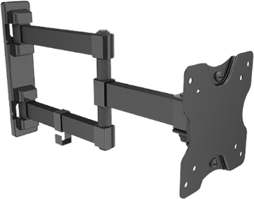 תמונה של זרוע דו מפרקית מאלומיניום VESA 100/75 up to 27 and 15kg