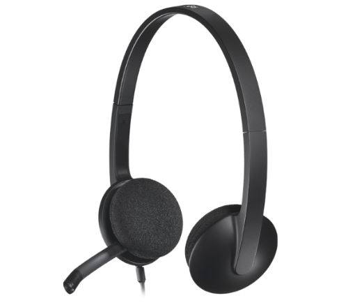 Picture of אוזניות Logitech USB Headset H340 With Microphone