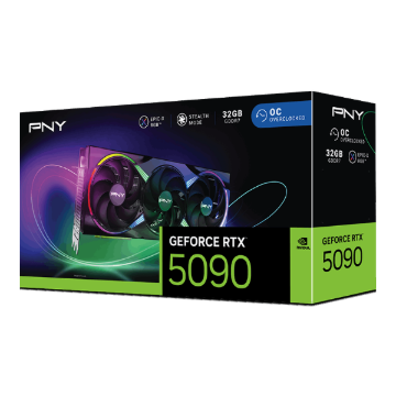 תמונה של כרטיס מסך PNY GeForce RTX™ 5090 ARGB EPIC-X RGB™ Overclocked Triple Fan GPU