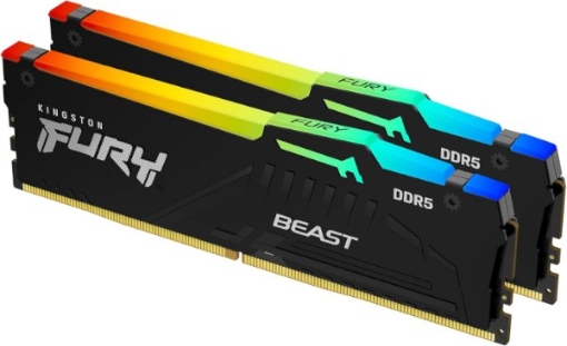 תמונה של זכרונות KINGSTON FURY BEAST RGB 32GB 2X16GB 6000MHZ CL36 EXPO/XMP