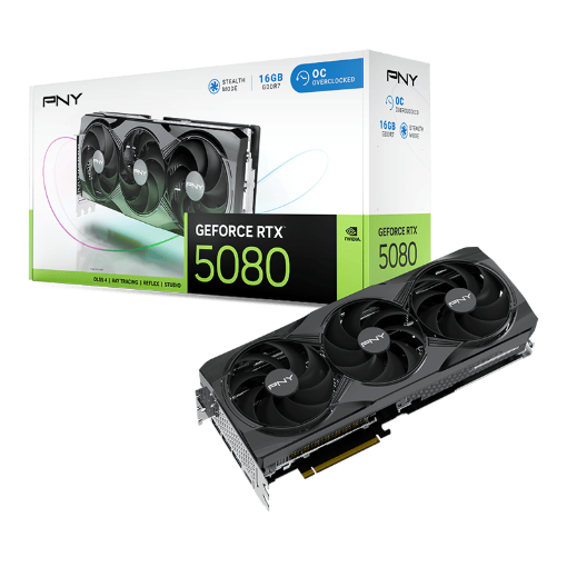 תמונה של כרטיס מסך  PNY GEFORCE RTX™ 5080 16GB במלאי VCG508016TFXPB1-O 