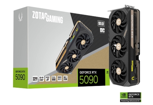 תמונה של כרטיס מסך – ZOTAC GAMING GeForce RTX 5090 SOLID OC