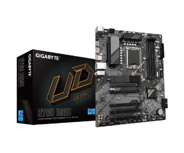 תמונה של לוח אם אינטל Gigabyte B760 DS3H DDR5 ATX DP HDMI LGA1700