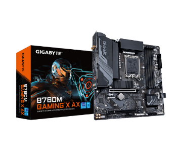 תמונה של לוח אינטל דורות 12-14 Gigabyte B760M GAMING X AX 1.1 DDR5 Wifi BT