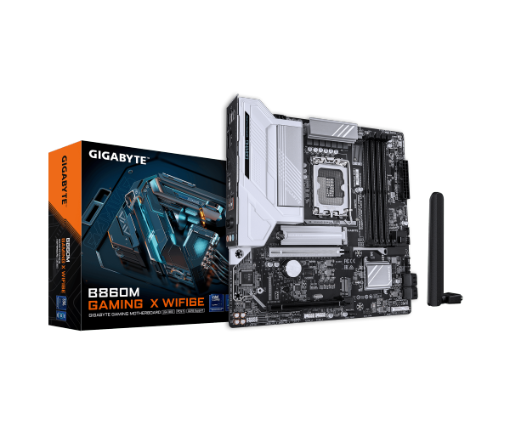 תמונה של לוח למעבד דור 15 Gigabyte B860M GAMING X WIFI6E ATX 2.5GB LAN
