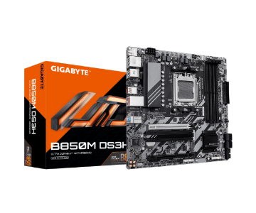 תמונה של לוח אם GIGABYTE B850M DS3H DDR5 MICRO-ATX AM5 2.5GBE LAN