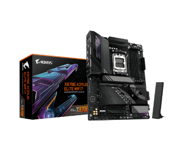 תמונה של לוח אם GIGABYTE X870E AORUS ELITE WIFI7 ATX DDR5 AM5 BT 2.5GBE LA
