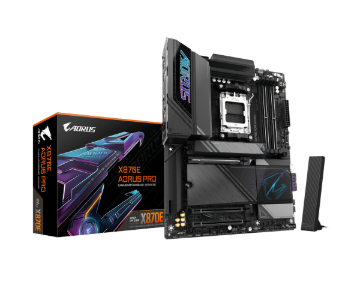 תמונה של לוח אם GIGABYE X870E AORUS PRO ATX WIFI7 DDR5 AM5 2.5GBE LAN