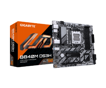 תמונה של לוח אם Gigabyte B840M DS3H for AMD AM5 Cpu DDR5 HDMI