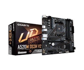 תמונה של לוח למעבדי Gigabyte A520M DS3H V2 1.1 AM4 AMD Micro-Atx