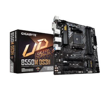 תמונה של לוח אם למעבדי Gigabyte B550M DS3H 1.7 DDR4 Micro-Atx For AMD AM4