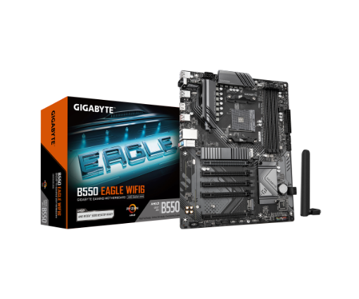 תמונה של לוח Gigabyte B550 EAGLE WIFI6 ATX AM4 DDR4 BT HDMI