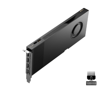 תמונה של כ.מסך PNY NVIDIA RTX 4000 ADA 20GB 327.6 TFLOPS Tensor Core