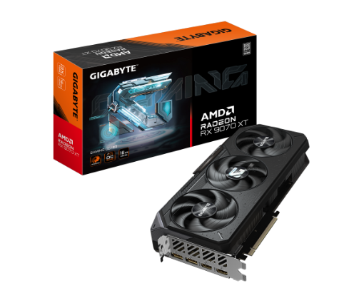 תמונה של כרטיס מסך Gigabyte RX9070 XT Gaming OC 16GB PCI-E 5.0