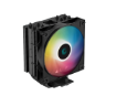 תמונה של קירור אוויר למעבד DeepCool AG400 Black ARGB 220W TDP 150mm