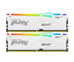 Picture of Kingston Fury Beast White RGB Expo 32GB 2X16 6000MHZ DDR5 CL30