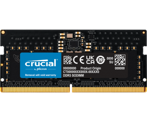 Picture of זכרון לנייד Crucial 8GB DDR5 5600MHZ C46 SODIMM