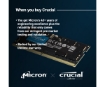 Picture of זכרון לנייד Crucial 8GB DDR5 5600MHZ C46 SODIMM