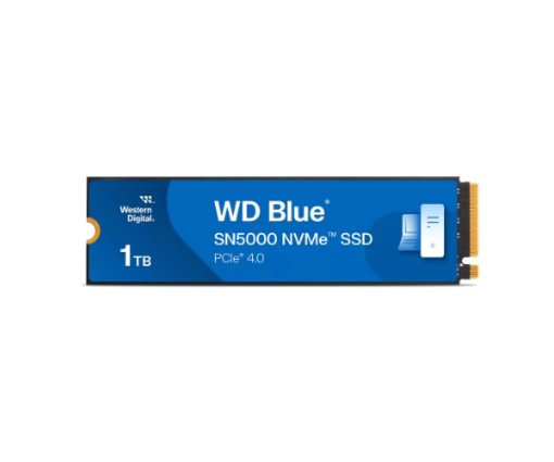תמונה של דיסק פנימי WD Blue SN5000 NVMe SSD 1TB PCIe Gen4X4 2280