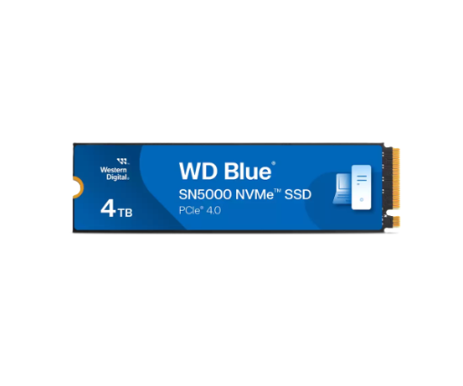 תמונה של דיסק פנימי WD Blue SN5000 NVMe SSD 4TB PCIe Gen4X4 2280
