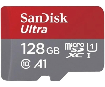 תמונה של כרטיס זכרון SanDisk 128GB Ultra microSDXC UHS-I Up to 140MB/s C10