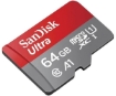 תמונה של כרטיס זכרון SanDisk 64GB Ultra microSDXC UHS-I Up to 140MB/s C10