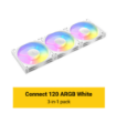 Picture of מאוררים למארז ANTEC Connect C120 ARGB WHITE 3PK