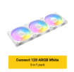 תמונה של מאוררים למארז ANTEC Connect C120 ARGB WHITE 3PK