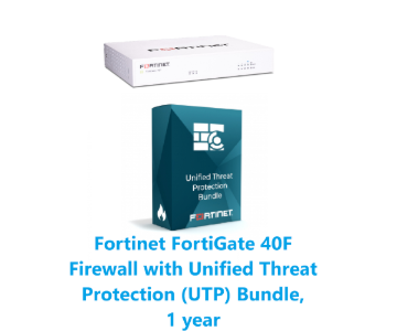 תמונה של באנדל מכשיר ורשיון FortiGate-40F and UTP HW PLUS 1y