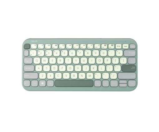 תמונה של מקלדת אלחוטית ASUS Marshmallow Keyboard KW100 BT Green Tea