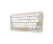 תמונה של מקלדת אלחוטית ASUS Marshmallow Keyboard KW100 BT Oat Milk