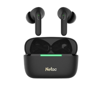 תמונה של אוזניות NETAC LK65 Bluetooth 5.3 Up to 5.5Hrs Play Black Stereo